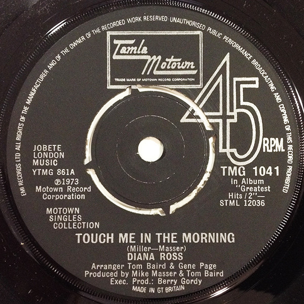 Diana Ross - I'm Still Waiting / Touch Me In The Morning - Used Vinyl image 1