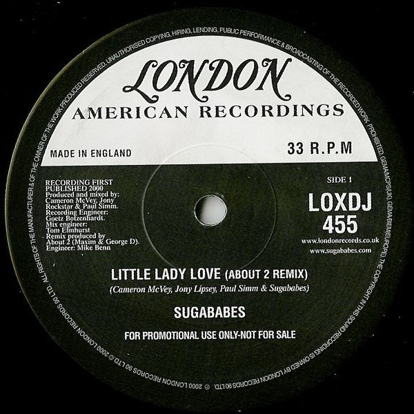Sugababes - Little Lady Love - Used Vinyl Record 12" image 1