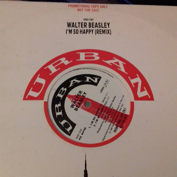 Walter Beasley - I'm So Happy (Remix) - Used Vinyl Record 12" image 1