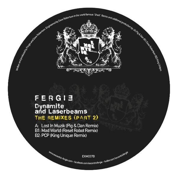 Fergie - Dynamite And Laserbeams The Remixes (Part 2) - Vinyl Record image 1
