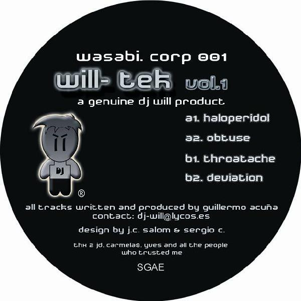 DJ Will - Will-Tek Vol. 1 - Vinyl Record 12" image 1
