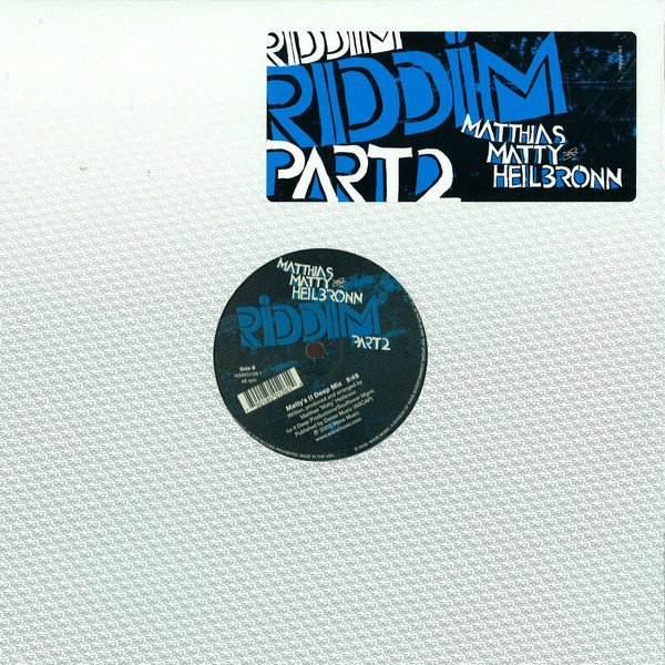Matthias Heilbronn - Riddim Part 2 - Vinyl Record 12" image 1