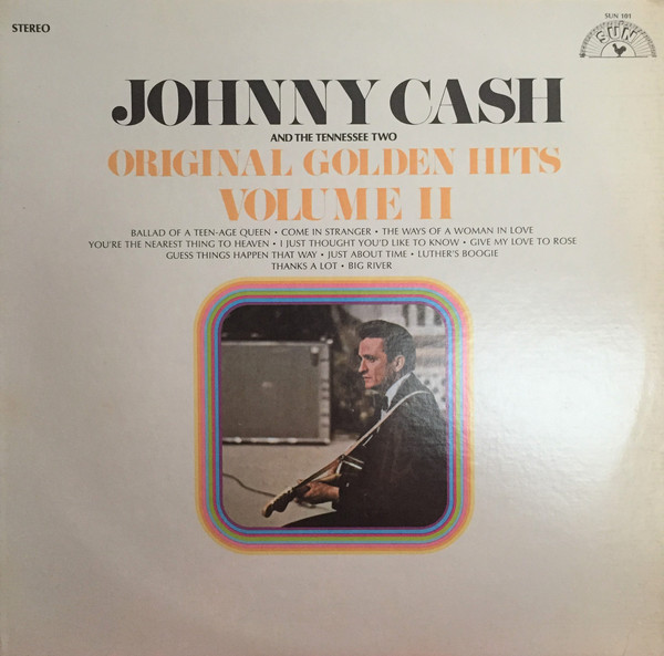 Johnny Cash & The Te - Original Golden Hits Volume II - Used Vinyl Re image 1