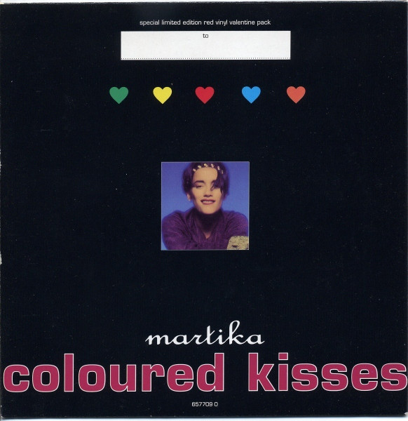 Martika - Coloured Kisses - Used Vinyl Record 7" image 1