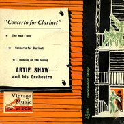 Artie Shaw And His O - Concerto For Clarinet - Used Vinyl Record 7" image 1