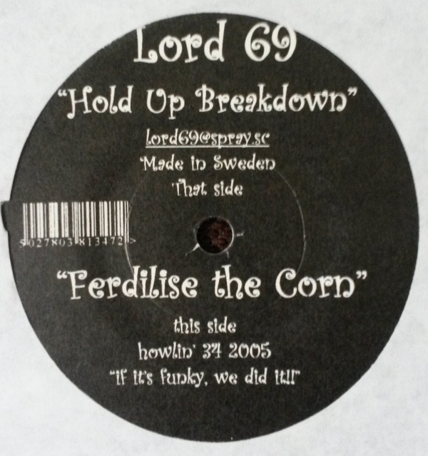 Lord 69 - Ferdilise The Corn / Hold Up Breakdown - Vinyl Record 7" image 1