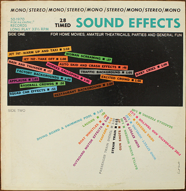 No Artist - 28 Timed Sound Effects - Used Vinyl Record image 1