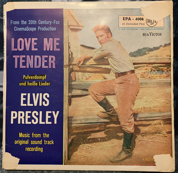 Elvis Presley - Love Me Tender - Used Vinyl Record 7" image 1