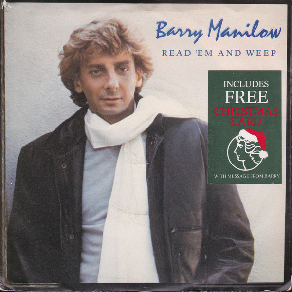 Barry Manilow - Read 'Em And Weep - Used Vinyl Record 7" image 1