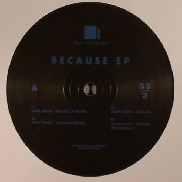 Sean Dixon - Because EP - Vinyl Record 12" image 1