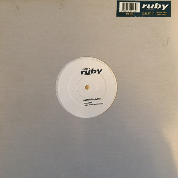Ruby - Paraffin - Used Vinyl Record 12" image 1