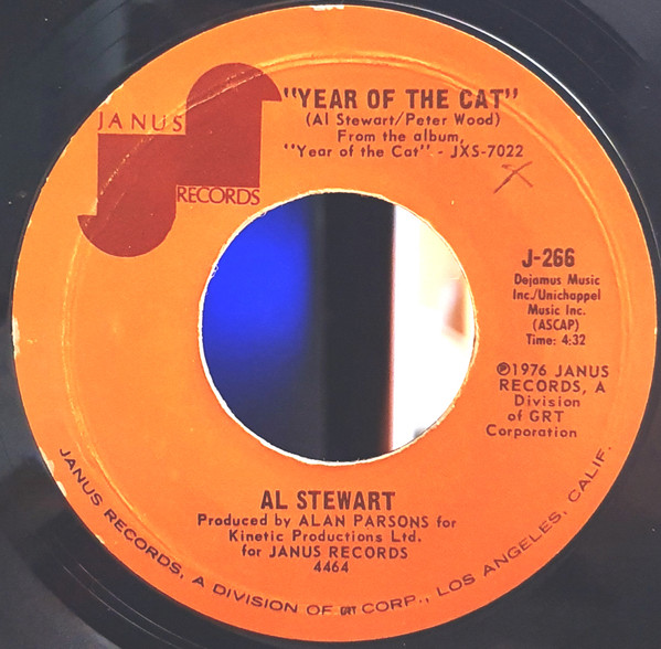 Al Stewart - Year Of The Cat - Used Vinyl Record 7" image 1