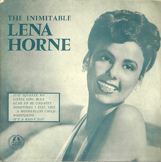 Lena Horne - Inimitable - Used Vinyl Record 7" image 1