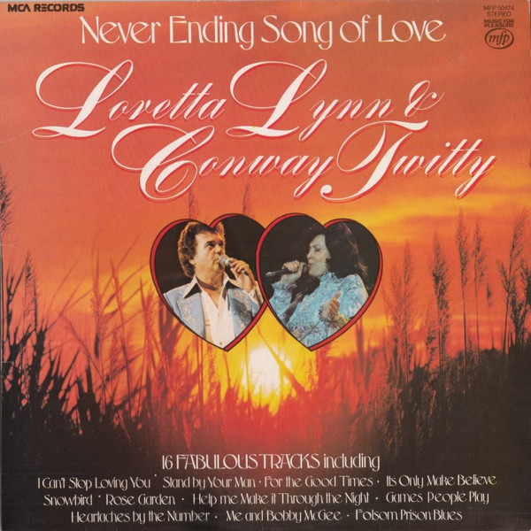 Loretta Lynn - Never Ending Song Of Love - Used Vinyl Record image 1
