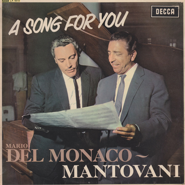 Mario del Monaco - A Song For You - Used Vinyl Record image 1