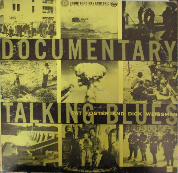 Pat Foster - Documentary Talking Blues - Used Vinyl Record image 1