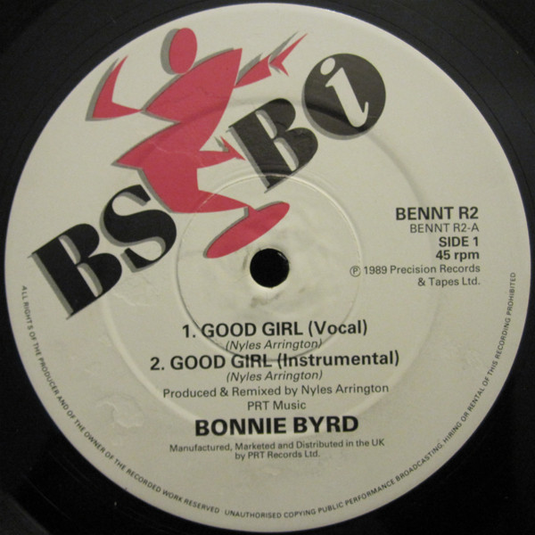 Bonnie Byrd - Good Girl Remix - Used Vinyl Record 12" image 1