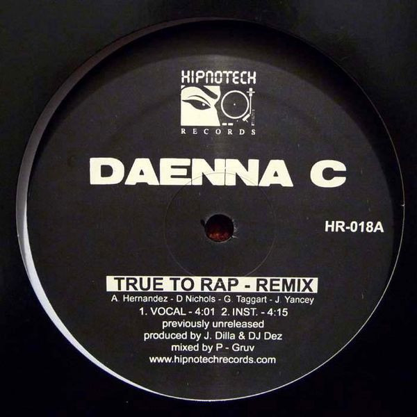 Da' Enna C. - True To Rap - Vinyl Record 12" image 1