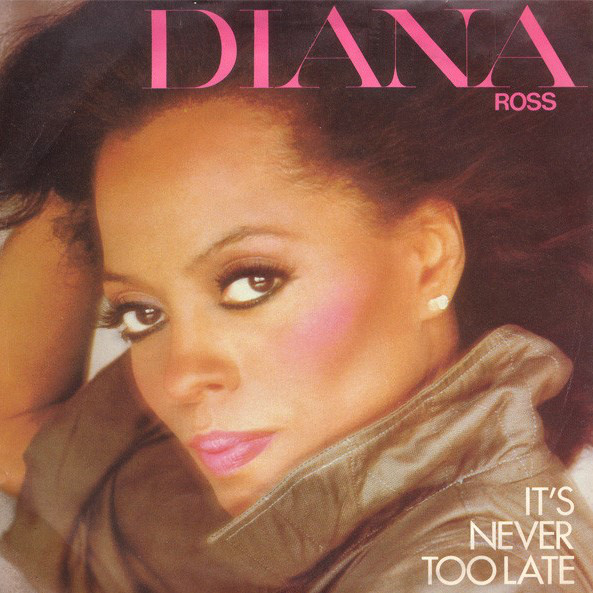 Diana Ross - It's Never Too Late - Used Vinyl Record 7" image 1