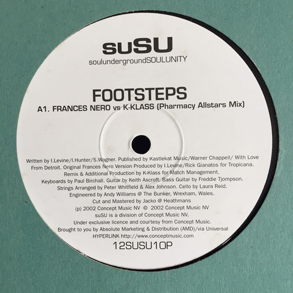 Frances Nero - Footsteps - Used Vinyl Record 12" image 1