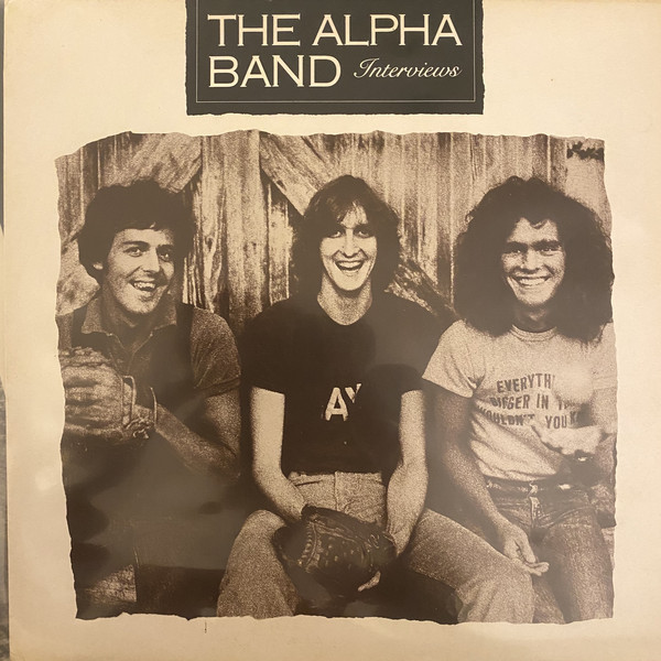 Alpha Band - Interviews - Used Vinyl Record image 1