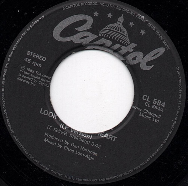 Tina Turner - Look Me In The Heart - Used Vinyl Record 7" image 1
