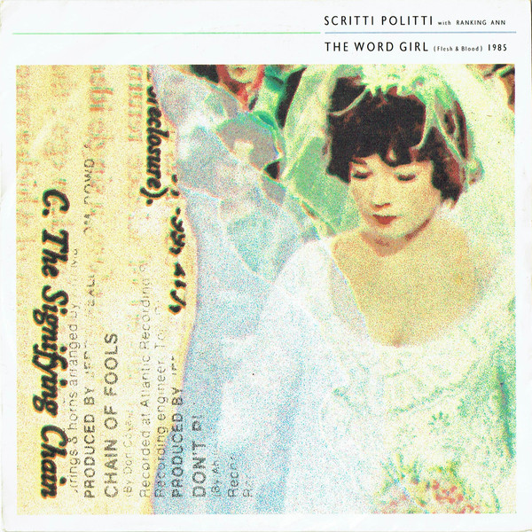 Scritti Politti - Word Girl - Used Vinyl Record 7" image 1