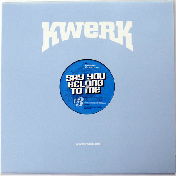 Us3 - Say You Belong To Me - Vinyl Record 12" image 1