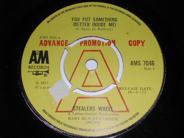 Stealers Wheel - You Put Something (Better Inside Me) - Used Vi image 1