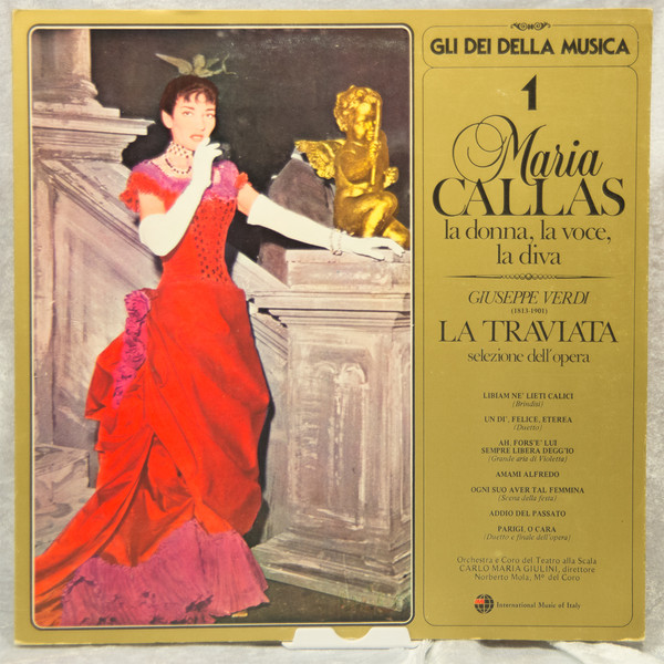 Maria Callas - La Traviata: Selezione Dell'Opera - Used Vinyl Record image 1