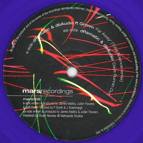 dRamatic & dbAudio - Far Away (Total Science Remix) / Days Runnin Out image 1