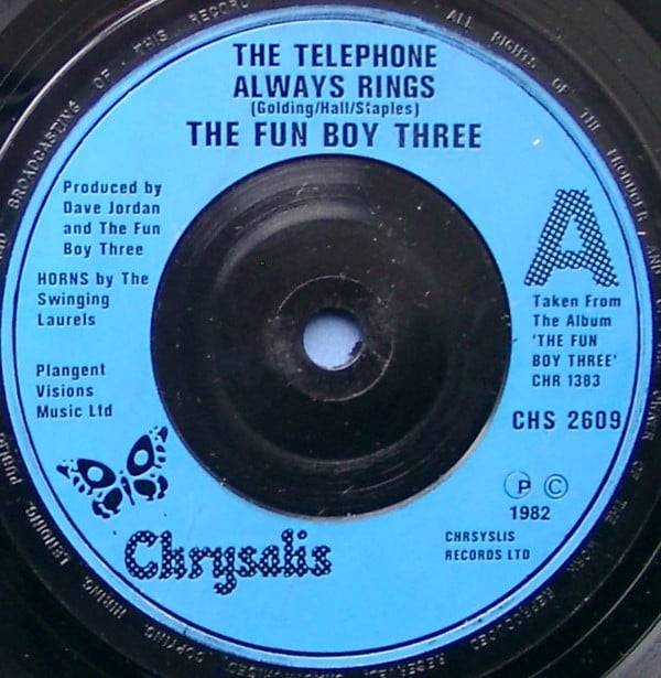 Fun Boy Three - Telephone Always Rings - Used Vinyl Record 7" image 1