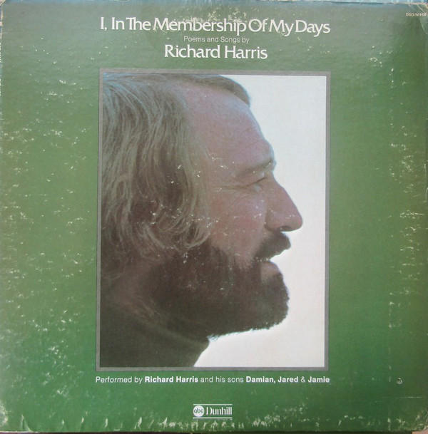 Richard Harris - I, In The Membership Of My Days - Used Vinyl Record image 1