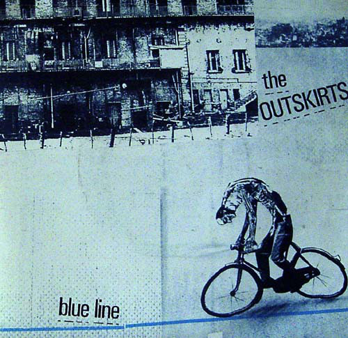 Outskirts - Blue Line - Used Vinyl Record 7" image 1