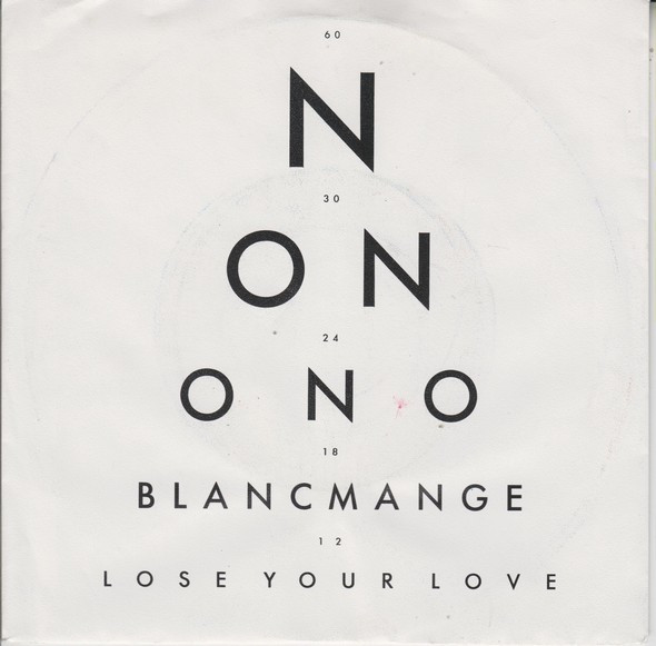 Blancmange - Lose Your Love - Used Vinyl Record 7" image 1