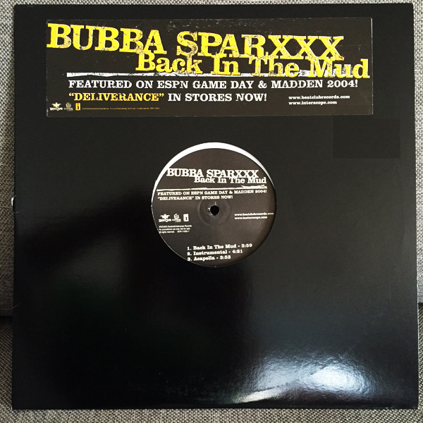 Bubba Sparxxx - Back In The Mud - Used Vinyl Record 12" image 1