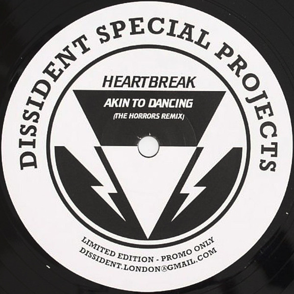 Heartbreak - Akin To Dancing (The Horrors Remix) - Vinyl Reco image 1