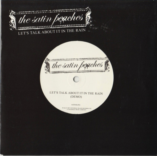 Satin Peaches - Let's Talk About It In The Rain - Used Vinyl Rec image 1