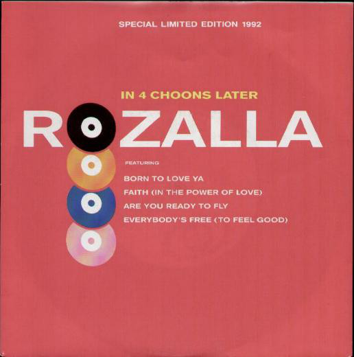 Rozalla - In 4 Choons Later - Used Vinyl Record 7" image 1