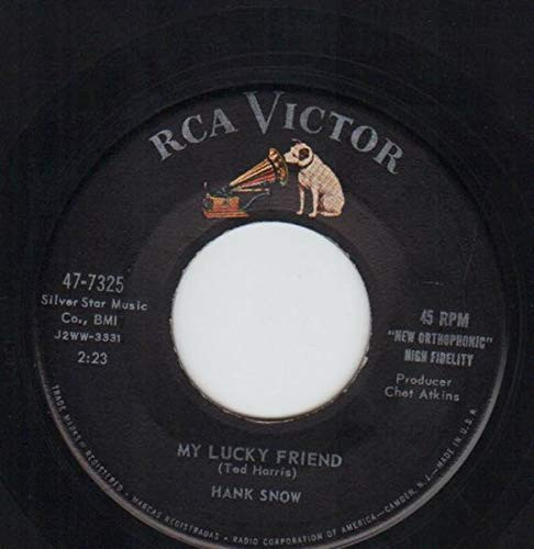 Hank Snow - My Lucky Friend / A Woman Captured Me - Used Vinyl Record 7" image 1