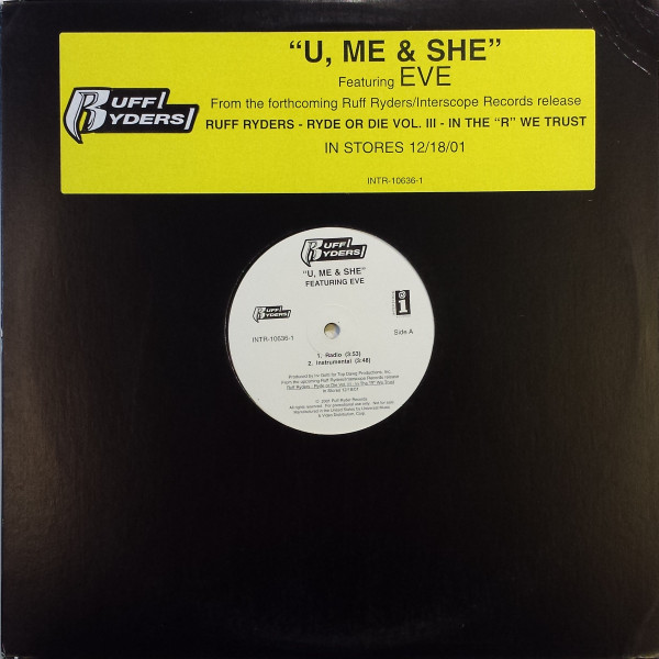 Ruff Ryders - U, Me & She - Used Vinyl Record 12" image 1