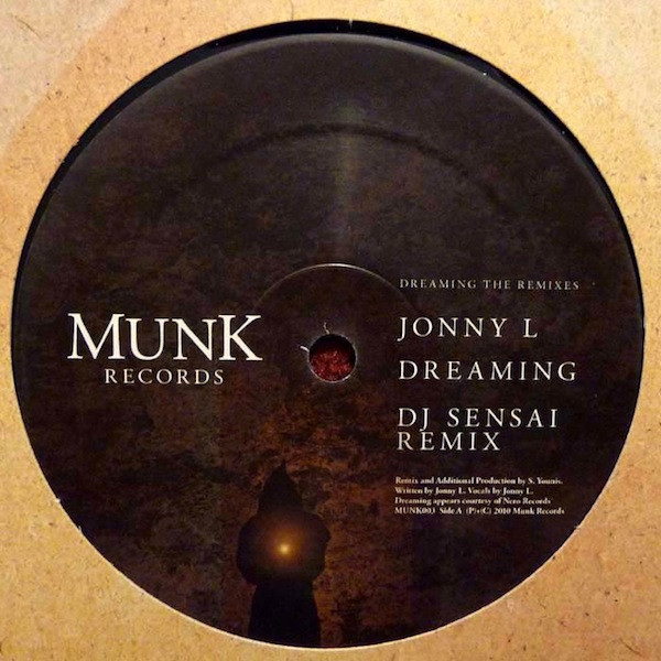 Jonny L - Dreaming (DJ Sensai Remix) / (Utah Jazz Remix) - Vinyl Reco image 1
