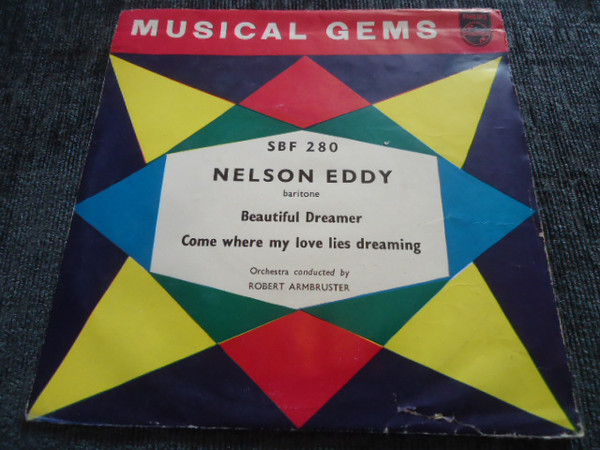 Nelson Eddy - Beautiful Dreamer - Used Vinyl Record 7" image 1