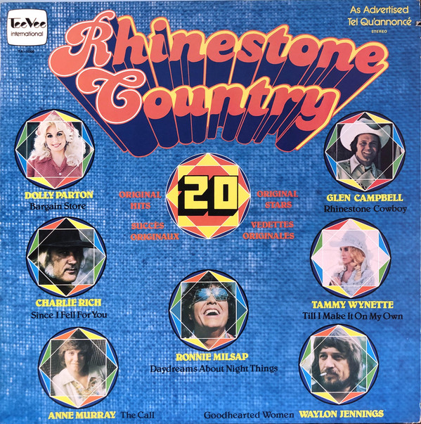 Various - Rhinestone Country - Used Vinyl Record image 1