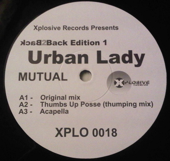 Urban Lady - Mutual / Since The Day - Vinyl Record 12" image 1