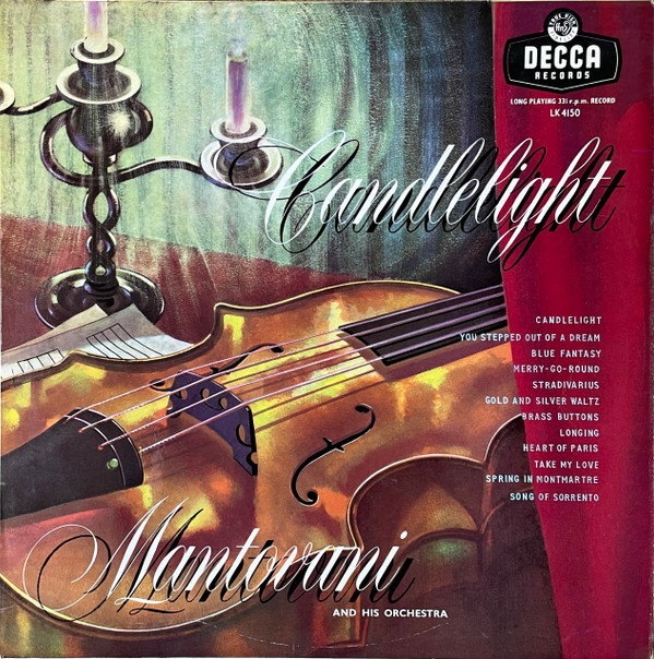 Mantovani And His Or - Candlelight - Used Vinyl Record image 1