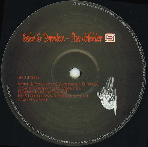 Seba & Paradox - Remembrance / The Dribbler - Vinyl Record 12" image 1