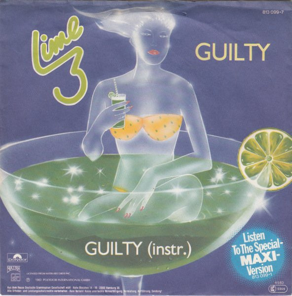 Lime - Guilty - Used Vinyl Record 7" image 1