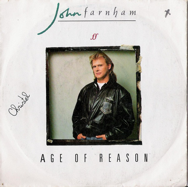 John Farnham - Age Of Reason - Used Vinyl Record 7" image 1