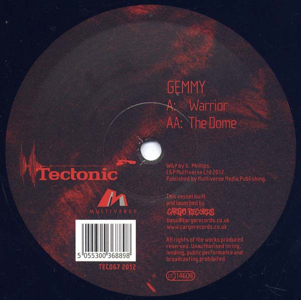 Gemmy - Warrior / The Dome - Vinyl Record 12" image 1